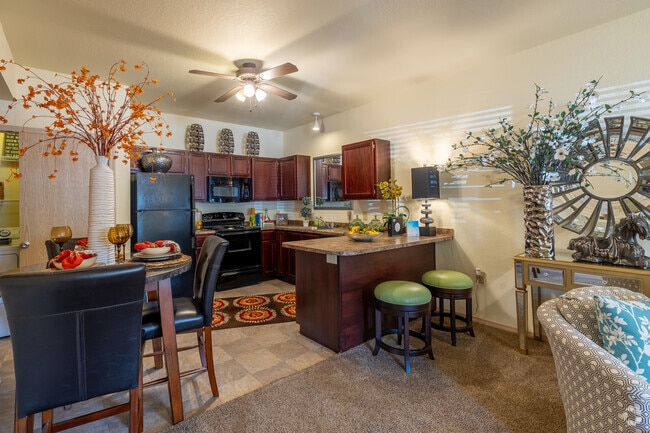 2BR, 2BA- 1093SF- Kitchen Area