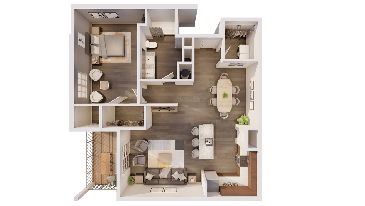 Floor Plan - 1B
