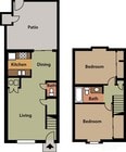 2BR/1.5BA TH