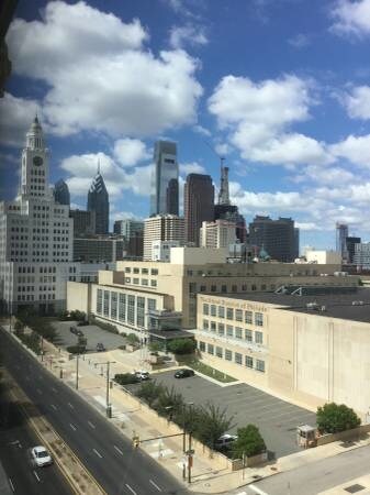 view from living room - 511 N Broad St Apartment