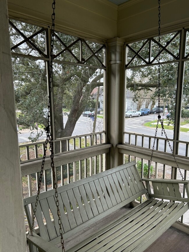 View from the porch. Swing included - 609 Jefferson Ave Unit 607 Jefferson Avenue