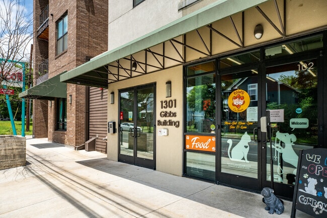 Entrance - The Gibbs Building