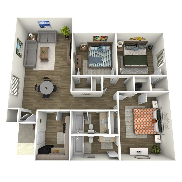 Floor Plan - The Bougainvillea