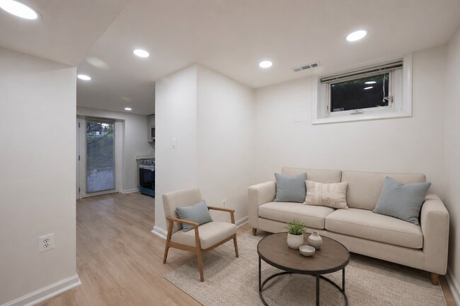 Digitally Staged Living Room