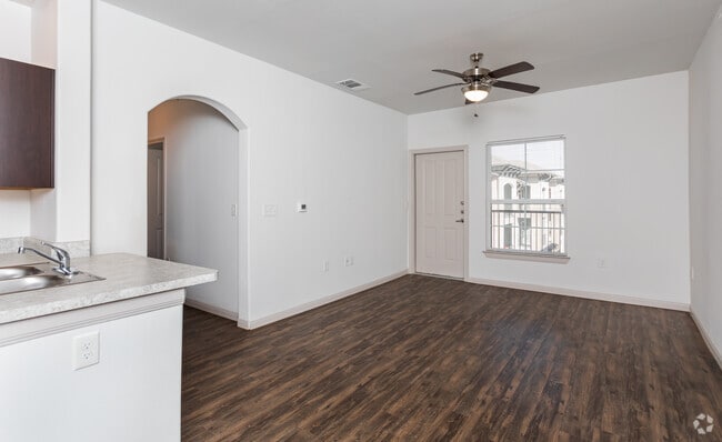 2BR, 2BA - 971SF Living Room