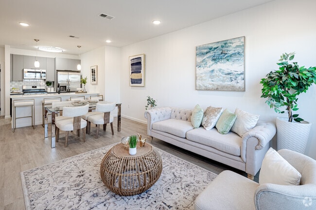 2 habitaciones, 1 baño, 766 pies cuadrados, cocina, comedor y sala de estar - The Unity