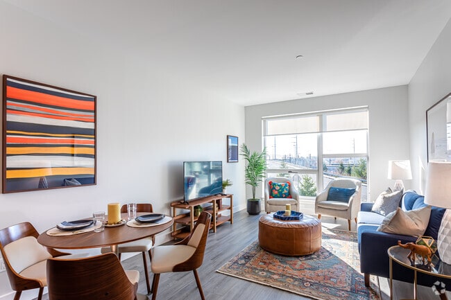 1BR, 1BA - A1 - Living Area