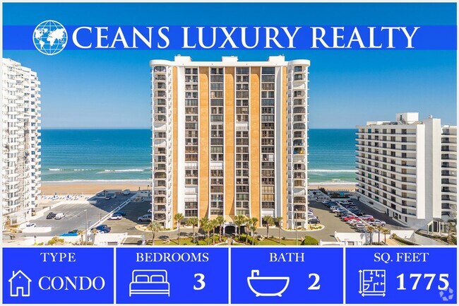 Building Photo - Beautiful Direct Oceanfront Condo in Dayto... Unit 9A1