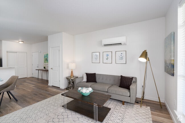 2BR, 2BA - 1065SF - Living Room - The Northern at Coeur dAlene Place