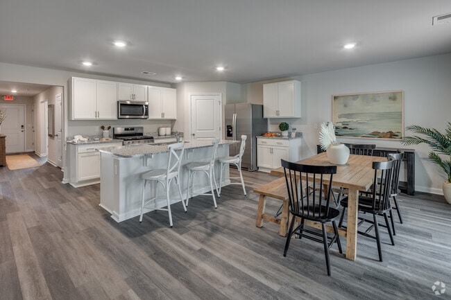 4BR, 2BA - 1,774SF Dining Room and Kitchen - Enclave At Ridgefield