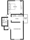 Ash One bedroom Classic Layout