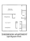 1BR/1BA