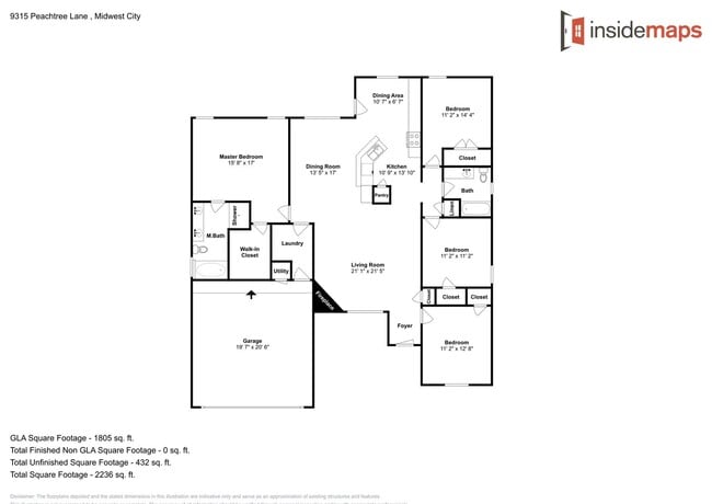 Photo - 4 Bedroom 2 Bathroom Home - Midwest City
