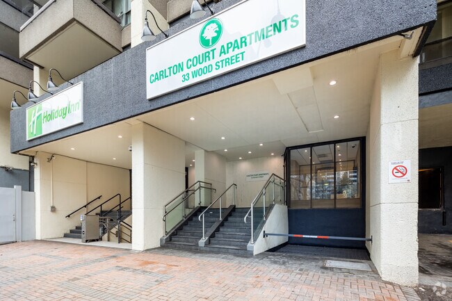 Entrance - Carlton Court Apartments