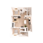 2 Bedroom 2 Bathroom at The Edison