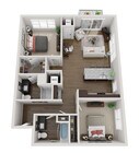 Eaglet (C6) 2 habitaciones - 1.087 ft²