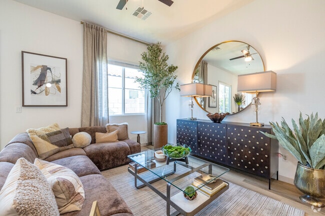 3BR, 2BA - 1,225SF - Living Room