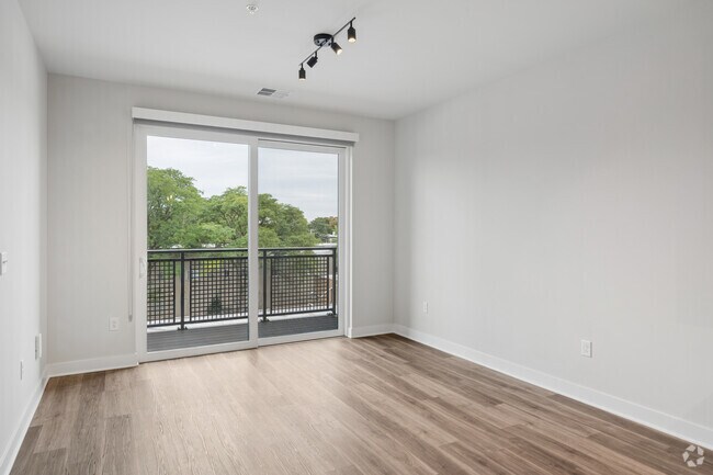 A1 1BR, 1BA - 770SF - Living Room/ Dining Room