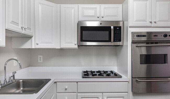 Tu nueva cocina cuenta con electrodomésticos de acero inoxidable.