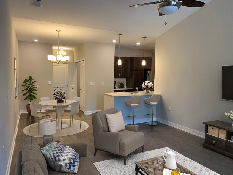 Elite One Bed Open Floor Plan