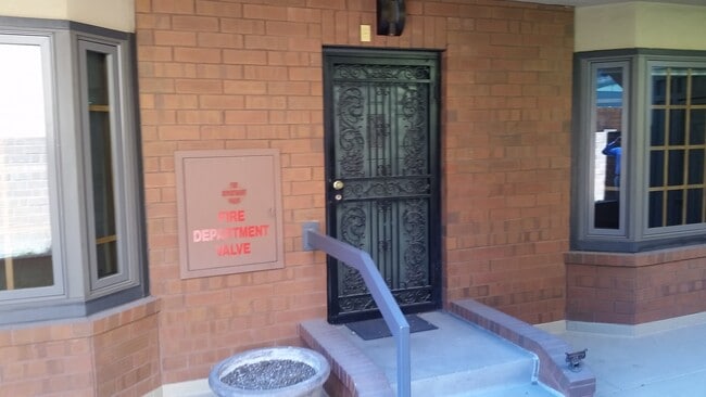 Front door with front patio