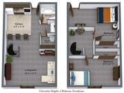 2 Bedroom Townhouse