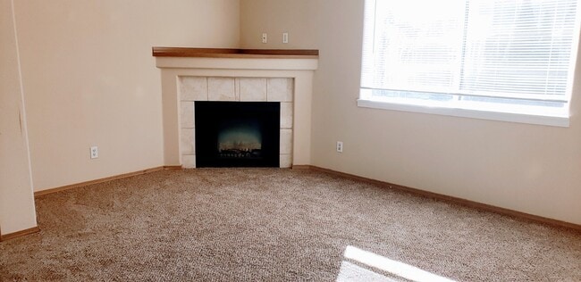 Living Room w/ Electric Fireplace - Las Brisas