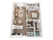 Wrangler Renovated floor plan Emory Old Town