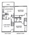 2BR/1.5BA