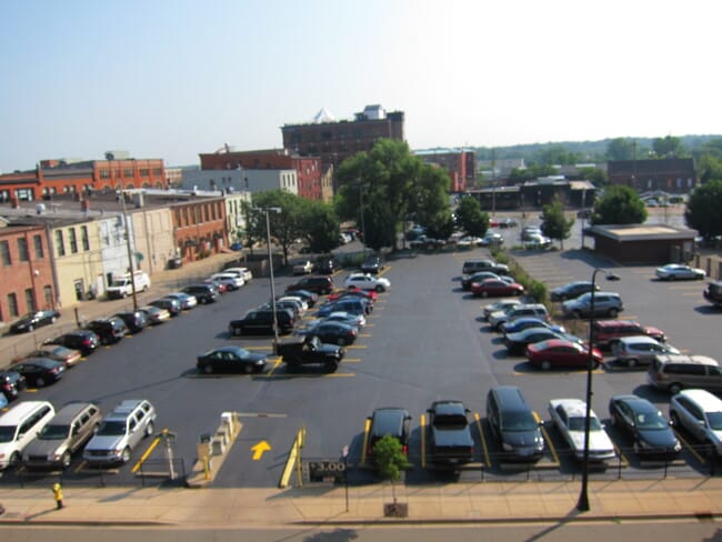 Gated parking behind the building - Peregrine Peninsula