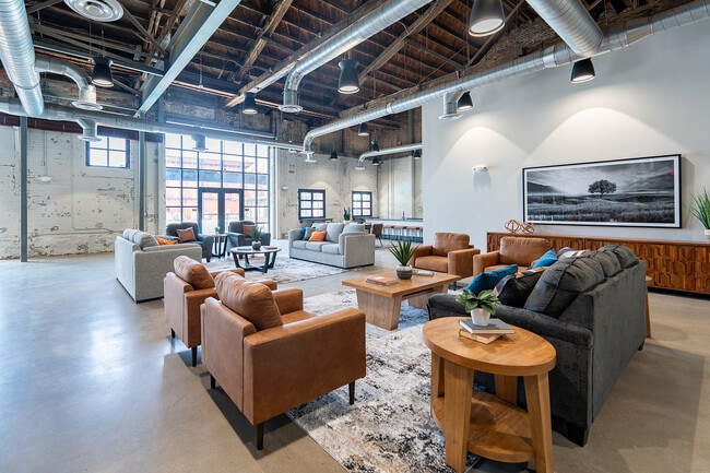 Loft-style clubhouse and lounge