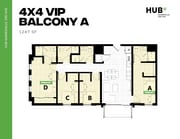 Balcón VIP 4x4 A