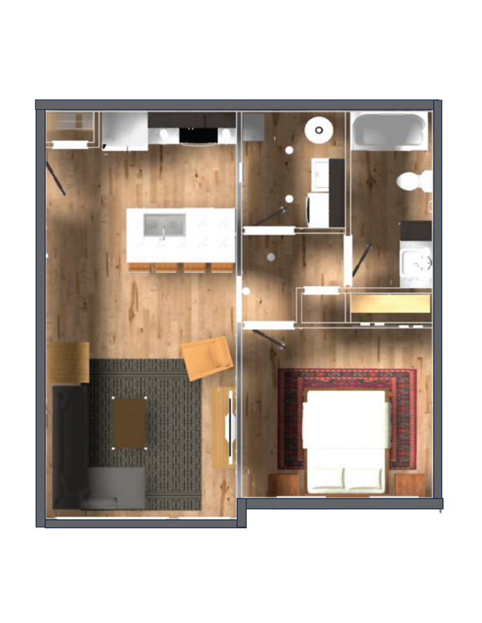 New! Beautiful 1 Bed, 1 Bath Apartment in ... - New! Beautiful 1 Bed, 1 Bath Apartment in ... Unit 2010-105