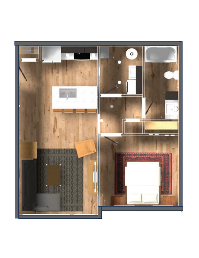 Building Photo - New! Beautiful 1 Bed, 1 Bath Apartment in ... Unit 2010-105