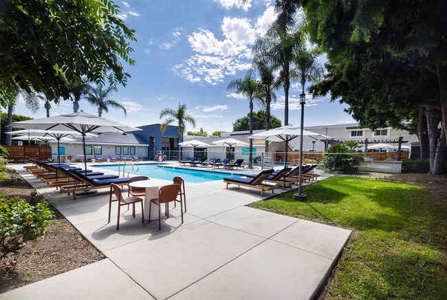 Resort Style Pool | Apartments in Huntington Beach, CA | The Breakwater Apartments - The Breakwater