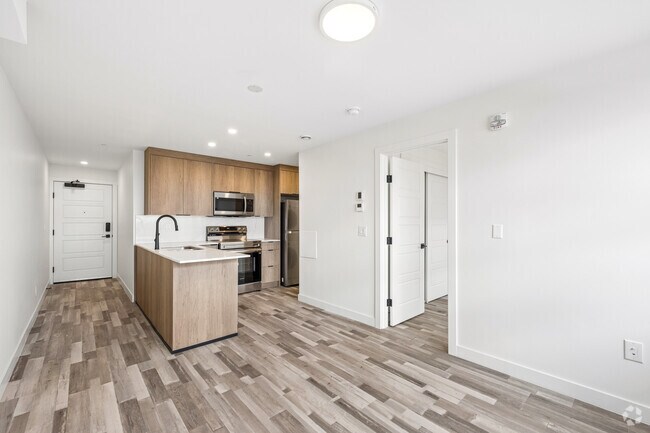 1BD, 1BA - 460SF - Living Room/ Kitchen - 1800 4th St SW