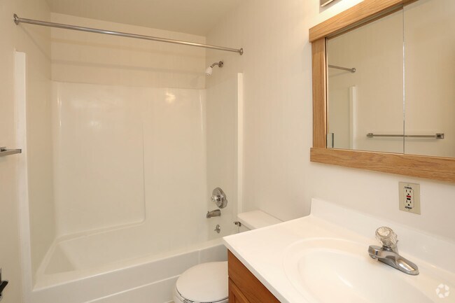 1 BD, 1BA (700sqft) - Bathroom
