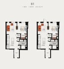 B1 | 1 Bed 1 Bath 616 square feet