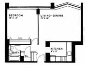 1BR/1BA