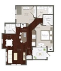 A4 - 1x1 floor plan Elite 99 West