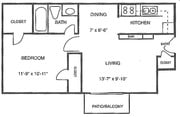 1BR/1BA