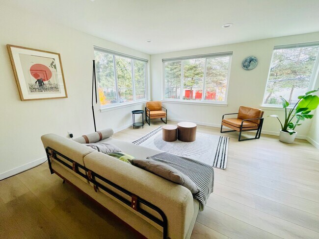 Living space with twin sofa bed - 20313 14th Ave NE