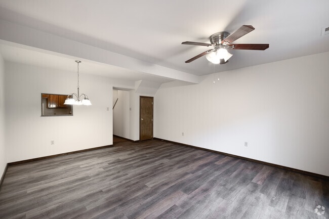 2BR, 1 .5BA - 1,080SF - Living Room