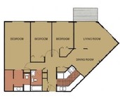 3BR/2BA