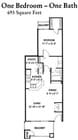 1BR/1BA