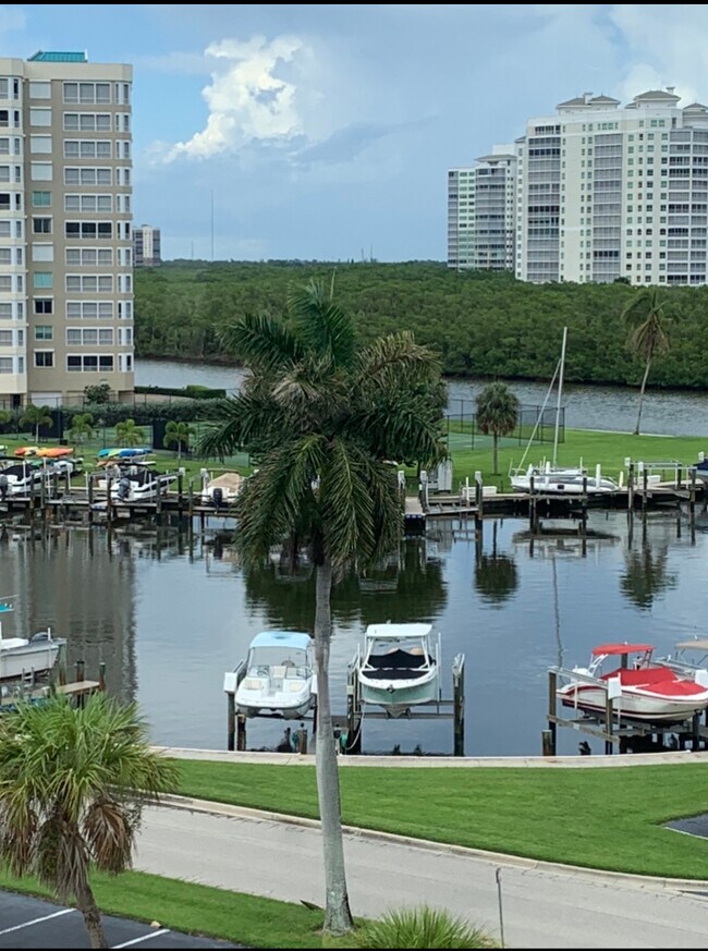 View from large lanai - 1 Bluebill Ave Unit 604
