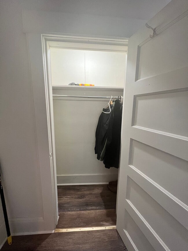 Closet in bedroom