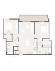 B8 floor plan The Vibe Miami
