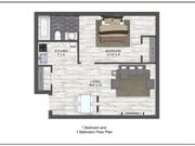1 bed 1 bath