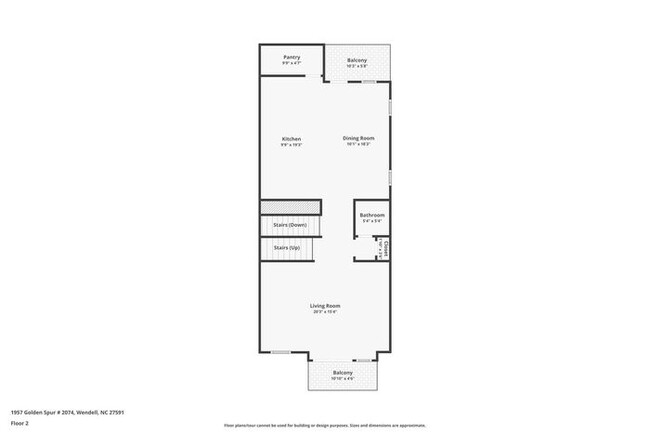 Photo - Beautiful 3-Story End-Unit Townhome with Guest Suite, Private Balcony & 2-Car Garage – Wendell, NC